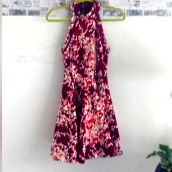 B Darlin Dresses & Skirts - Floral Halter Dress
